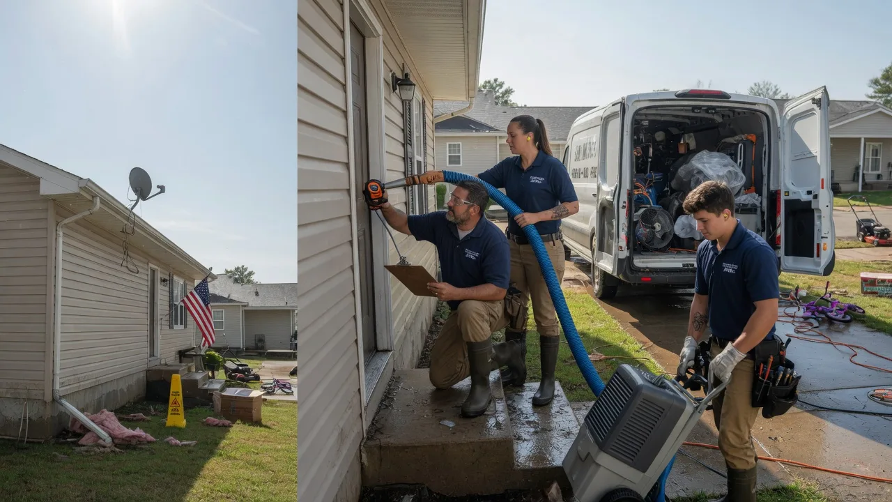 Ceiling Water Damage Restoration in College Springs, IA near me